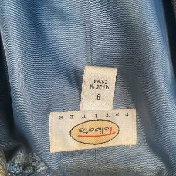 Talbots Tapestry button down jacket - Picture 4 of 6